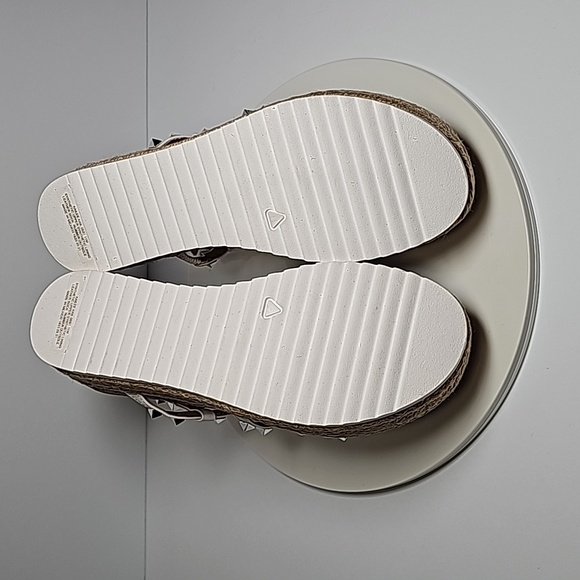 NWOT Steve Madden Kailee Espadrille Wedge Gladiator Platform Sandals White 11 - Picture 14 of 16